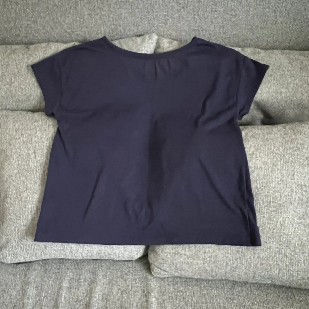 Old Navy T-Shirt Girls XL Navy Rainbow Twisted Play Short Sleeve Whimsical Cozy